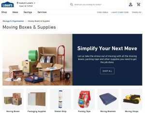 Lowe's Moving Coupon