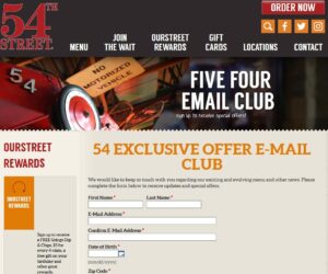 54th Street Coupons