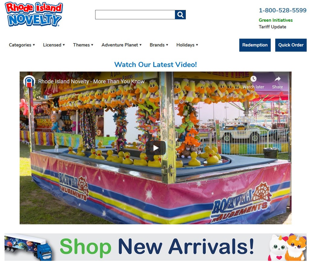 Rhode Island Novelty Coupon