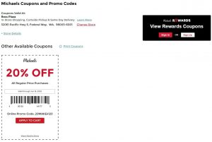 Michaels Coupon
