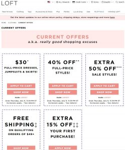 LOFT Promo Code