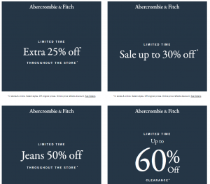 Abercrombie Promo Code