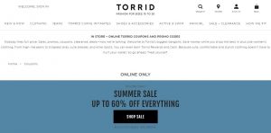Torrid Coupon