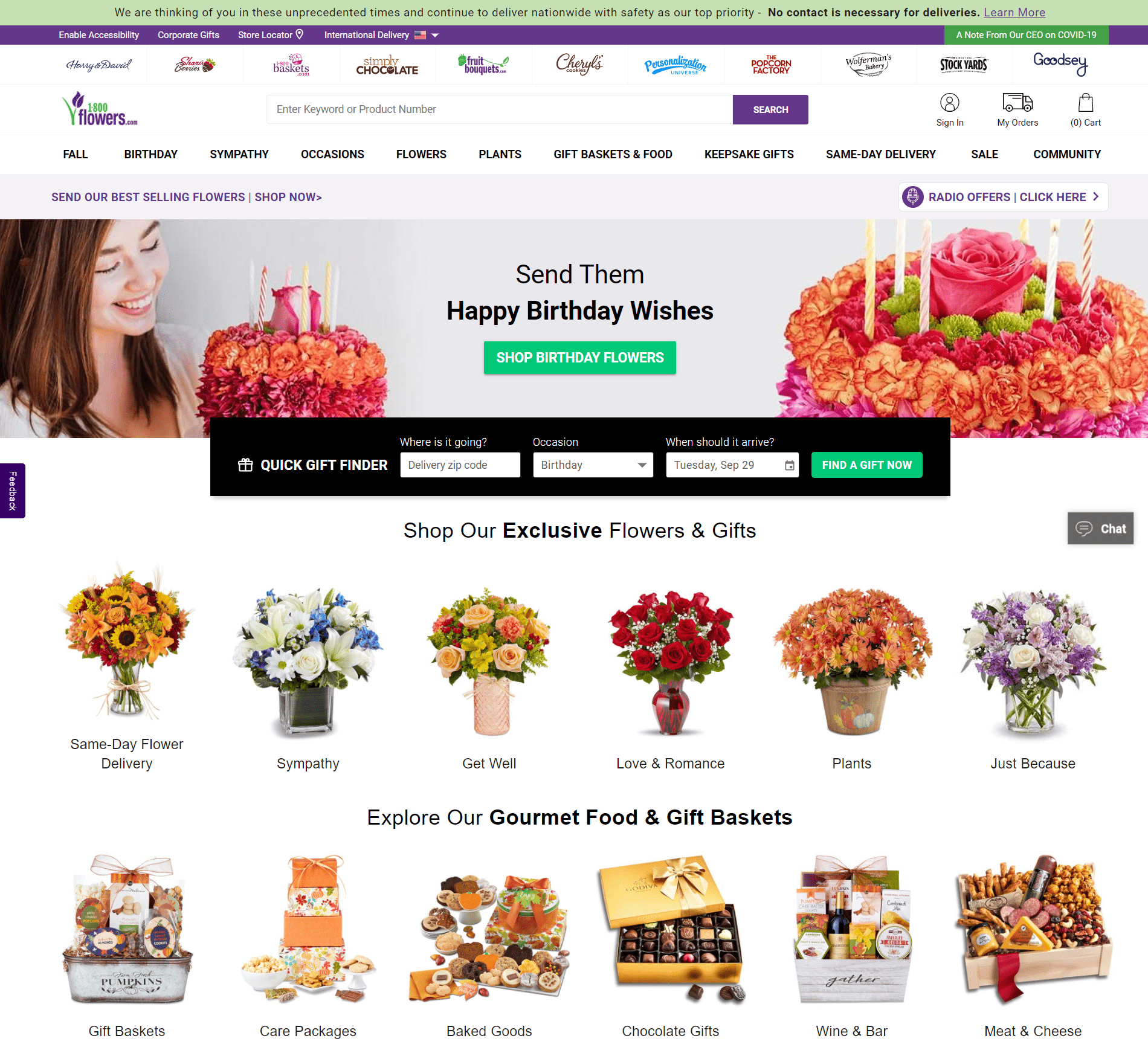 Top 1800 Flowers Coupons and Promo Codes