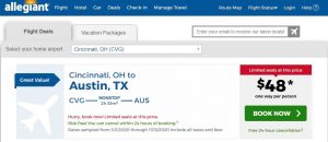 Allegiant Promo Code