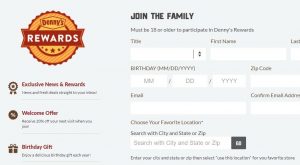Denny's Coupon