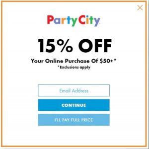 Party City Coupon