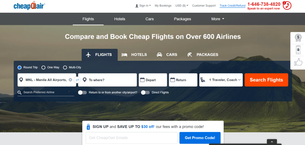 CheapOair Promo Code