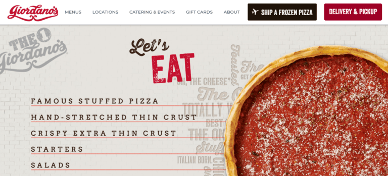 Top Giordano’s Coupons &amp; Promo Codes