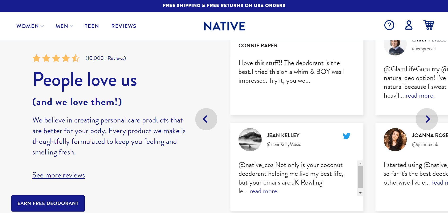 Top Native Deodorant Coupon Promo Codes