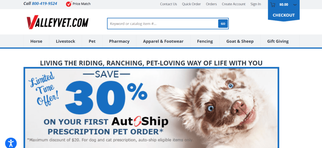 Valley Vet Promo Code