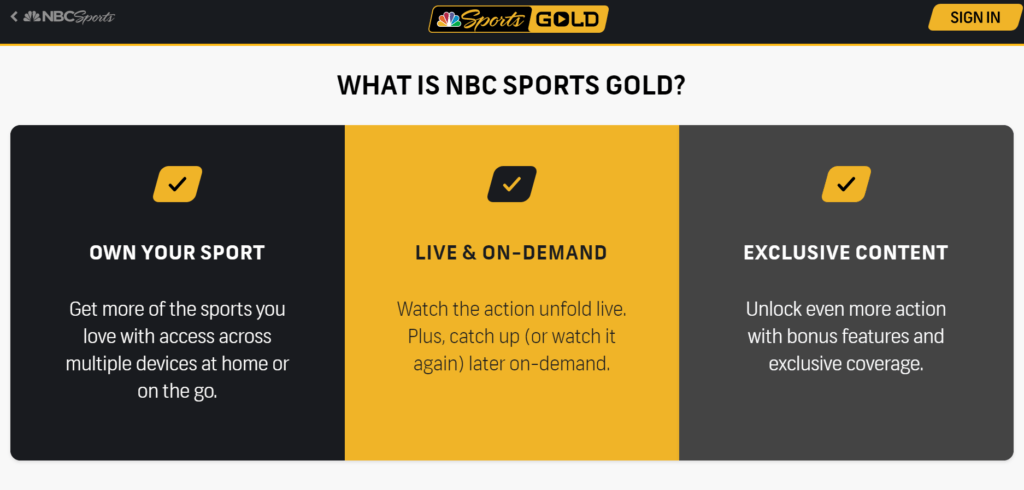 NBC Sports Gold Promo Code