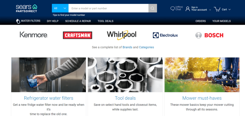 Sears Parts Direct Coupon