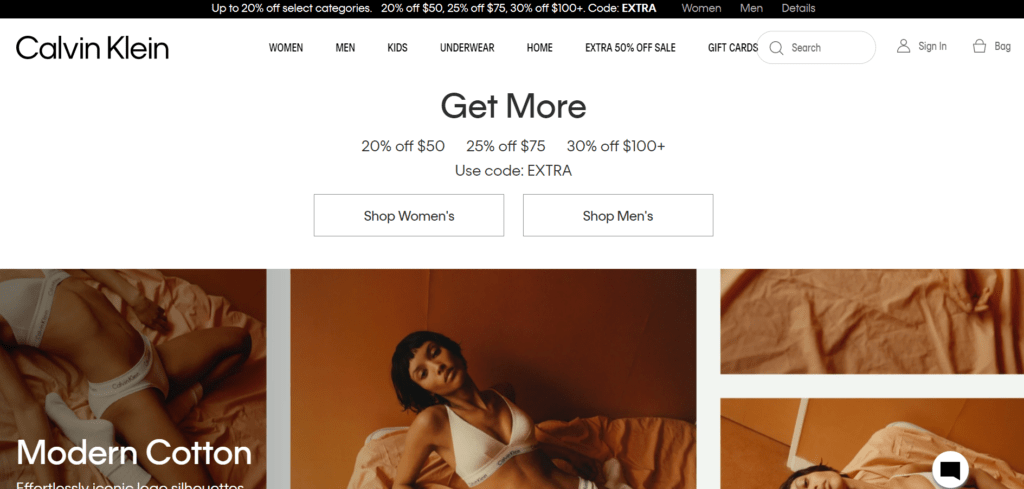 Calvin Klein Promo Code