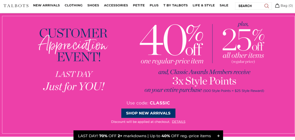 Talbots Coupon