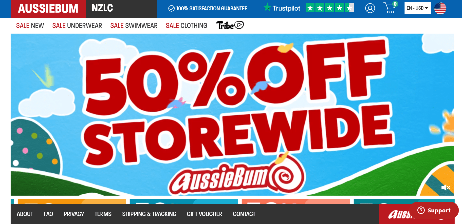 Best aussieBum Promo Code & Coupons