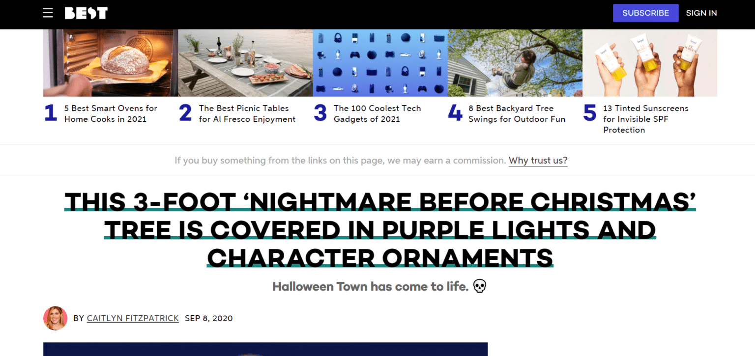 Top ‘The Nightmare Before Christmas’ Tree Coupon Codes & Promo Codes