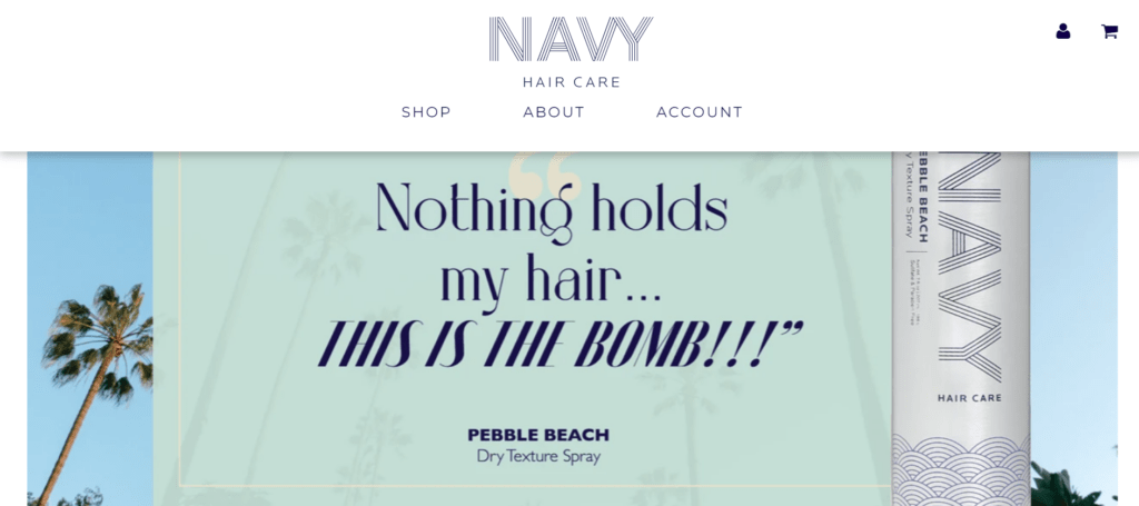 navy hair care