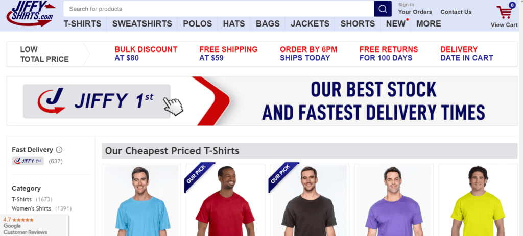jiffy shirts.com