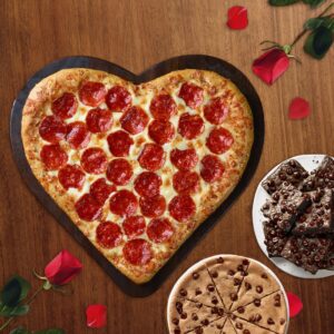 pizza hut heart shaped pizza