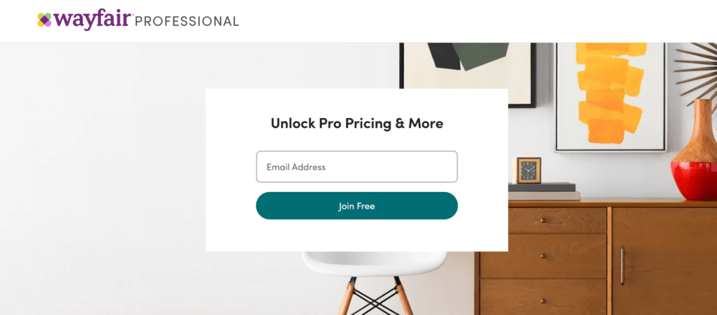 wayfair professional login