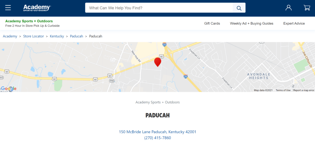 academy sports paducah ky