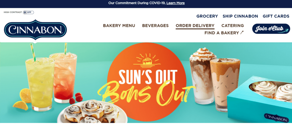 cinnabon delivery