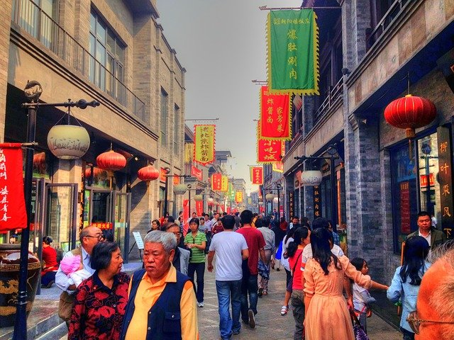 beijing, front gate, street beijing, front gate, street