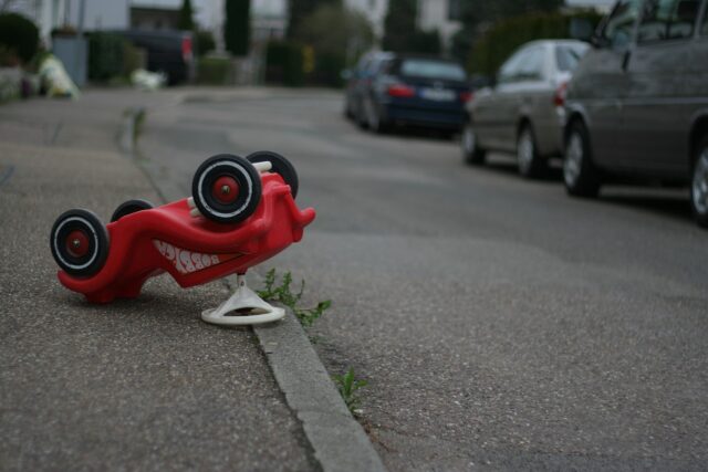 bobby car, unfall, gefahr